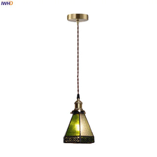 Celako™ Verdalite Pendant Light | Green Glass Kitchen Island Lighting
