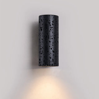 Celako™ Cavato Wall Light | Black Travertine Vintage