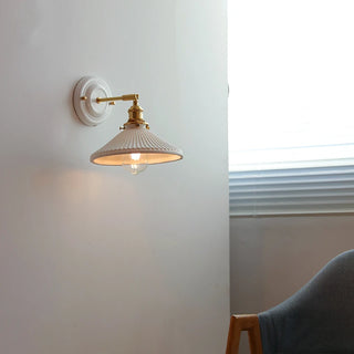 Celako™ Cerena Wall Light | Ceramic Bedside Lighting