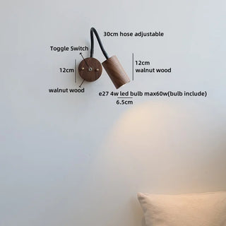 Celako™ Ashera Wall Light | Ash Wood Entryway Lighting