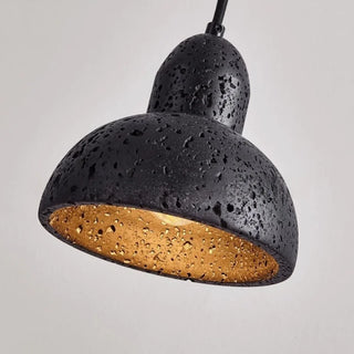 Celako™ Verta Pendant Light | Black Travertine Kitchen Island Lighting