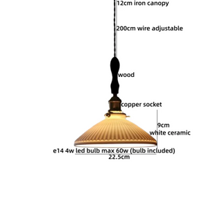 Celako™ Argilla Pendant Light | Ceramic Vintage Kitchen Island Lighting