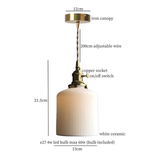 Celako™ Ceralum Pendant Light | Ceramic Kitchen Island Lighting