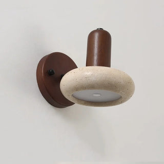 Celako™ Auretine Wall Light | Yellow Travertine Bedroom Lighting
