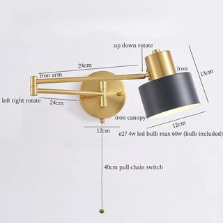 Celako™ Linevo Wall Light | Iron Contemporary Bedroom Lighting
