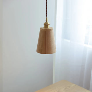 Celako™ Mokuro Pendant Light | Ash Wood Dining Room Lighting