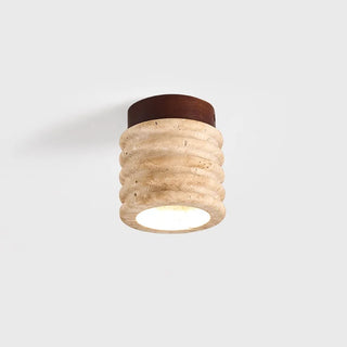 Celako™ Tivaro Ceiling Light | Travertine Hallway Lighting