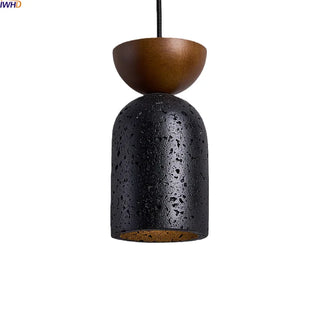 Celako™ Travro Pendant Light | Black Travertine Kitchen Island Lighting