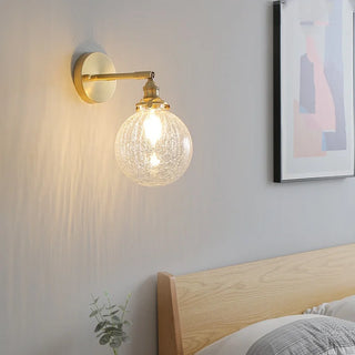 Celako™ Lunore Wall Light | Glass Bedroom Lighting