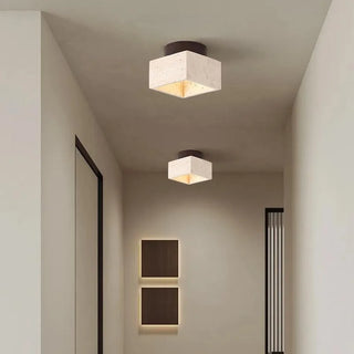 Celako™ Auriena Ceiling Light | Yellow Travertine Kitchen Island Lighting