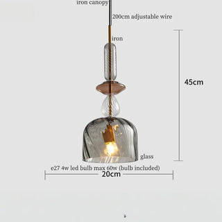 Celako™ Vetrisa Pendant Light | Glass Kitchen Island Lighting