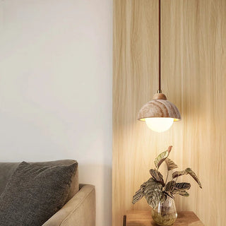 Celako™ Travitura Pendant Light | Yellow Travertine Vintage