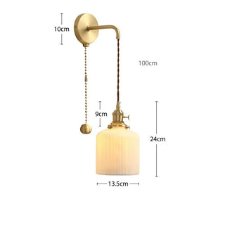 Celako™ Ceraqua Wall Light | Ceramic Bedroom Lighting