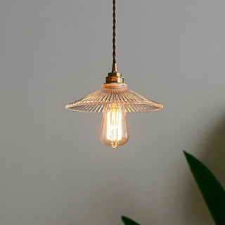 Celako™ Plisse Pendant Light | Clear Glass Nordic Minimalism