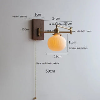 Celako™ Cuprilux Wall Light | Copper Bedside Lighting