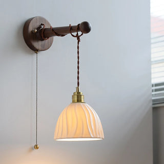 Celako™ Ceralin Wall Light | Ceramic Bedside Lighting