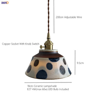Celako™ Kogane Pendant Light | Ceramic Dining Room Lighting