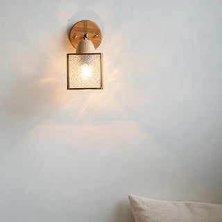 Celako™ Brasuna Wall Light | Copper Glass Japan Wabi Sabi