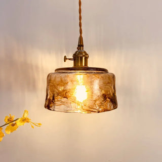 Celako™ Emberis Pendant Light | Glass Bedroom Lighting
