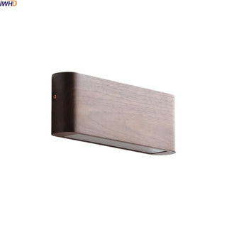 Celako™ Quadera Wall Light | Wood Bedside Lighting