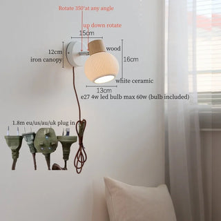 Celako™ Lunashi Wall Light | Glass Japan Wabi Sabi
