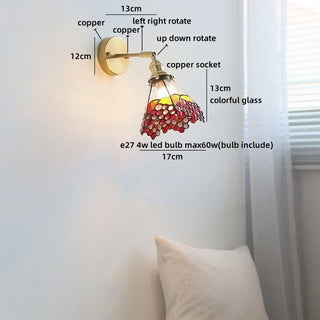 Celako™ Amara Wall Light | Glass Entryway Lighting