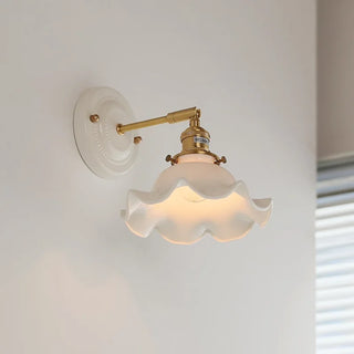 Celako™ Arcilo Wall Light | Ceramic Copper Bedroom Lighting