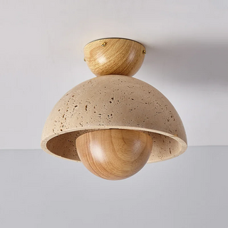 Celako™ Calustra Ceiling Light | Yellow Travertine Kitchen Island Lighting
