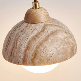 Celako™ Travitura Pendant Light | Yellow Travertine Vintage