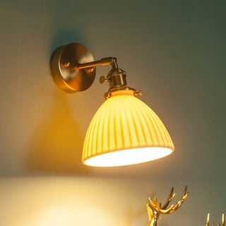 Celako™ Cerastra Wall Light | Copper Ceramic Living Room Lighting