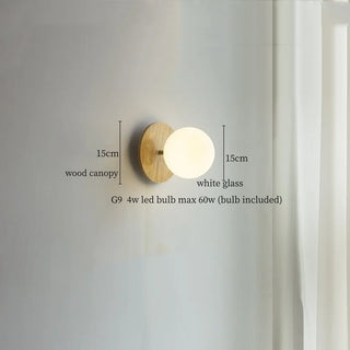 Celako™ Opalon Wall Light | Glass Modern Style Bedroom Lighting