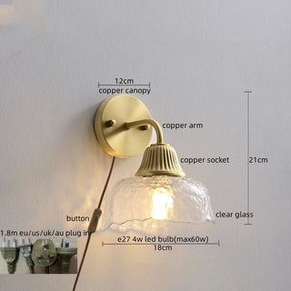 Celako™ Kasumi Wall Light | Copper Living Room Lighting