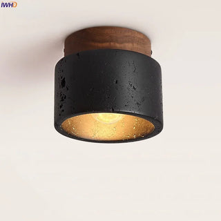 Celako™ Kuroiwa Ceiling Light | Black Travertine Living Room Lighting