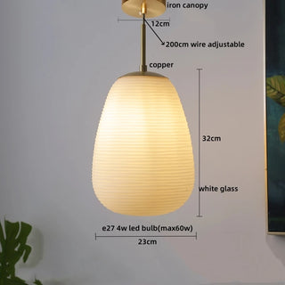 Celako™ Seleni Pendant Light | Glass Bedroom Lighting