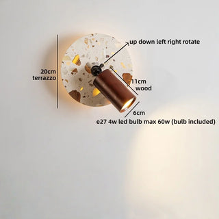 Celako™ Terrazzo Wall Light | Terrazzo Bedroom Lighting