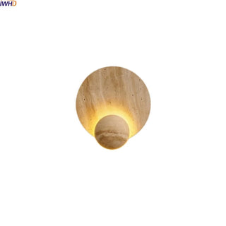 Celako™ Aurelith Wall Light | Vintage Yellow Travertine Kitchen Island Lighting
