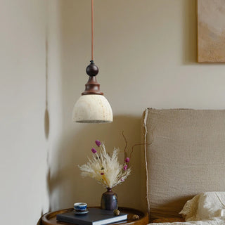 Celako™ Ocherine Pendant Light | Yellow Travertine Kitchen Island Lighting
