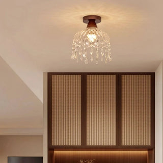 Celako™ Cristela Pendant Light | Clear Glass Mid Century Modern Bedroom Lighting