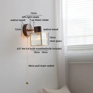 Celako™ Aurae Wall Light | Glass Bedside Lighting