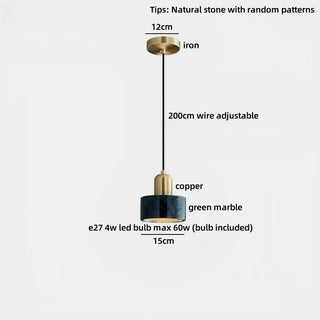 Celako™ Marmori Pendant Light | Marble Kitchen Island Lighting