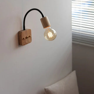 Celako™ Quercia Wall Light | Wood Nordic Minimalism Bedroom Lighting