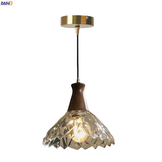 Celako™ Lucidus Pendant Light | Clear Glass Mid Century Modern Bedroom Lighting