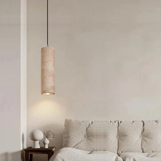 Celako™ Aurete Pendant Light | Travertine Dining Room Lighting