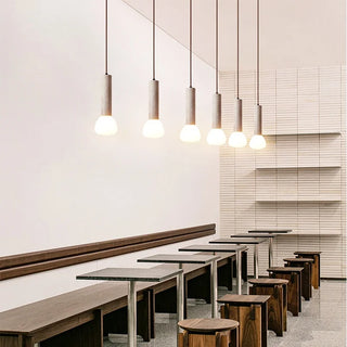 Suspension Celako™ Aurestine | Luminaire de chambre en travertin jaune