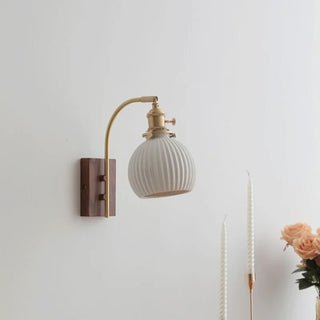 Celako™ Karumi Wall Light | Ceramic Bedroom Lighting