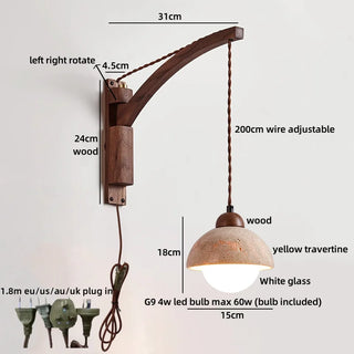 Celako™ Lumaro Wall Light | Marble Living Room Lighting