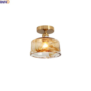 Celako™ Cuprel Ceiling Light | Copper Glass Kitchen Island Lighting