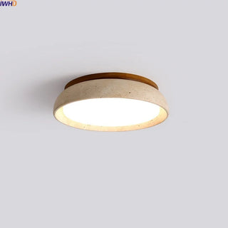 Celako™ Aureva Ceiling Light | Yellow Travertine Japan Style