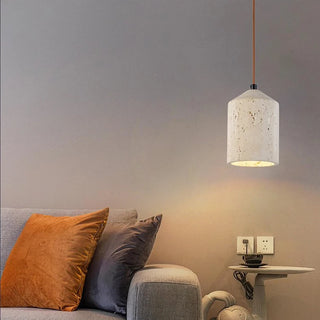 Celako™ Poroso Pendant Light | Yellow Travertine Kitchen Island Lighting