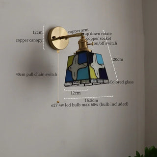 Celako™ Cuvitra Wall Light | Glass Bedroom Lighting